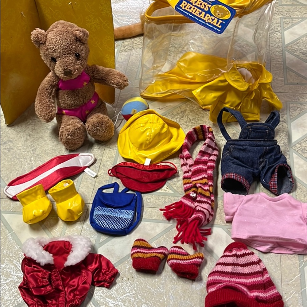 Dress a Bear Bundle includes clothes and bear